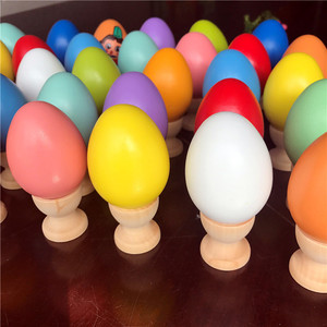 DIY Telur Paskah Belum Selesai Lukisan Paskah Kayu Simulasi Alat Peraga Grafiti Pesta Dekorasi Mainan Kayu untuk Anak-anak - Product Image 3