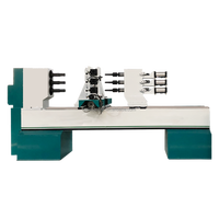 YN1503 JiNan haute qualité meilleur prix automatique deux têtes trois têtes CNC tour à bois outils Machine à vendre