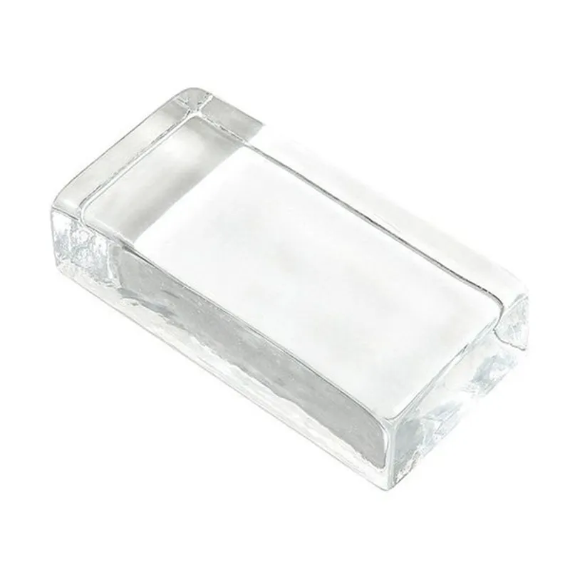 カラーガラスレンガタイルBacksplashソリッドブロック新しいスタイルアートガラス卸売ガラスレンガ