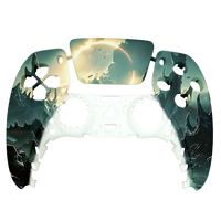 Coque de remplacement personnalisée par sublimation pour manette PS5 – Impression de motifs DIY – Boîtier avant pour console de jeu