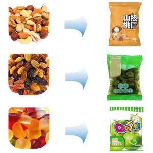 Machine <span class=keywords><strong>d</strong></span>'emballage verticale automatique à plusieurs têtes pour fruits secs, noix, amandes, noix de cajou - Product Image 6