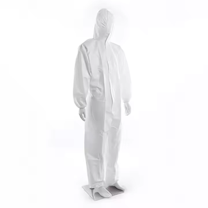 Personalización de alta calidad no tejido al por mayor materiales desechables impermeables microporosos <span class=keywords><strong>traje</strong></span> de trabajo <span class=keywords><strong>precio</strong></span> bajo - Product Image 3