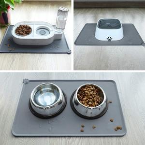 Impermeável Non Slip Silicone Food Feeding Cat Pet Dog Bowl Mat para cães - Product Image 4