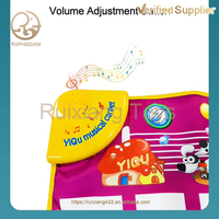 Clavier électronique à 9 touches Jouet éducatif pour bébé Instrument de musique en mousse souple Piano Tapis de musique Jouer au sol de la salle de sport Tapis de jeu de danse
