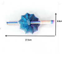 Estrella Sensorial Expandible Impresa en 3D, Modelo de Ilusión Visual Hexagonal, Adornos en Espiral, Alivio del Estrés, Regalo de Navidad