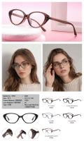 Lunettes anti-lumière bleue œil de chat TR90 pour femmes, monture optique tendance, lunettes d'ordinateur anti-lumière bleue, logo personnalisé