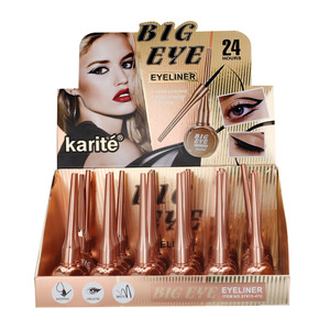 Crayon <span class=keywords><strong>Gel</strong></span> Liquide Waterproof Noir Délicat Karité 5ml pour les Yeux, Maquillage Cosmétique, Produit de Beauté, Tube à Marque Privée avec <span class=keywords><strong>Pinceau</strong></span> - Product Image 3