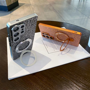 Funda para Teléfono con Brillantina 3D, Cristales de Imitación y Soporte de Diamantes para <span class=keywords><strong>Samsung</strong></span> S26 Plus, S25 Edge, S24 Ultra - Product Image 3