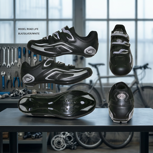 2016 NEW STYLE~DESIGN DEKO Chaussures de cyclisme sur route d'été pour hommes avec semelle intermédiaire en EVA et semelle extérieure en nylon et fibre de verre - Product Image 3