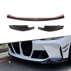 3 uds MP estilo seco fibra de carbono parachoques delantero Spoiler labio para <span class=keywords><strong>BMW</strong></span> M3 M4 G80 G82 G83 <span class=keywords><strong>2021</strong></span> + labio delantero - Product Image 1