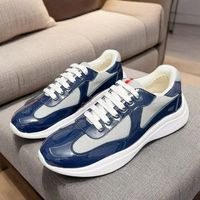 Nouvelles baskets décontractées pour hommes en cuir véritable et maille, style designer, modèle American Cup, pour l'été, avec semelle EVA pour la marche en extérieur
