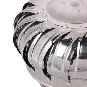 Turbina circular automática no eléctrica con gran descuento, turbina de techo impulsada por viento con soporte de personalización OEM y ODM - Product Image 6