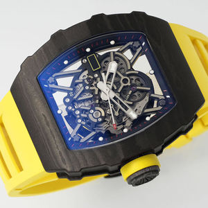 35-02 High-Quality Carbon Fiber Skeleton <b>Automatic</b> Mechanical Watch, Luxury Sports Mechanical Watch for Men - Product Image 5