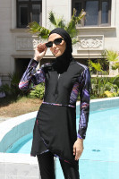 XXXXL personnalisé grande taille 3 pièces Burkini Hijab maillot de bain maillots de bain islamique arabe musulman femmes dames maillots de bain modestes