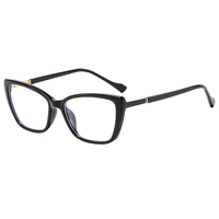 Monture optique papillon personnalisable avec logo, anti-lumière bleue, anti-radiation, verres PC bloquant la lumière bleue, monture intégrale pour femmes, TR 90