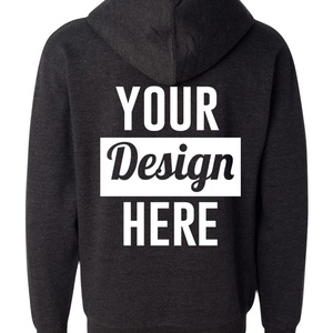 Créez votre propre sweat-shirt à capuche zippé brodé en 3D personnalisé - Multicolore - Sweat-shirt pour homme en polyester/coton - Product Image 6
