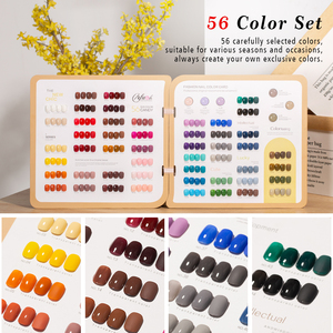 Set de 56 Esmaltes de Gel en Caja con Amplia Gama de Colores, Combinación Gratuita, OEM, Profesional, para Salón, Venta al Por Mayor, Suministros de Uñas Personalizados de Fábrica - Product Image 3