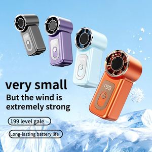 พัดลมมือถือขนาดเล็กแบบพกพา ชาร์จไฟได้ผ่านพอร์ต USB Type-C รับผลิตตามสั่งพร้อมโลโก้ ขายส่งจากโรงงาน เหมาะสำหรับเป็นของขวัญหน้าร้อน - Product Image 3