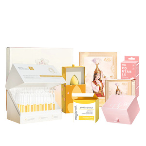 Boîte d'emballage cosmétique personnalisée, boîte cadeau type avion, boîte vide pour produits, impression couvercle ciel et terre, petite boîte personnalisable - Product Image 5