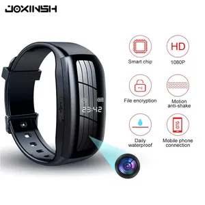 1080P HD Mini Máy Ảnh Âm Thanh Bằng Giọng Nói Video <span class=keywords><strong>Recorder</strong></span> Vòng Đeo Tay Máy Quay Phim Dây Đeo Cổ Tay Hidden <span class=keywords><strong>TF</strong></span> Thẻ Hỗ Trợ WAV Định Dạng Ghi Âm - Product Image 2