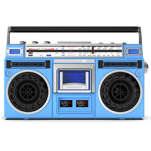 เครื่องเล่นเทปคาสเซ็ตแบบย้อนยุค, วิทยุ AM FM SW ช่องเสียบ USB TF บูมบ็อกซ์แบบชาร์จไฟได้ สำหรับตั้งแคมป์ ของขวัญ - Product Image 3