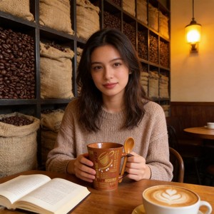 Tazze Personalizzate Adorabili / Produttori Cinesi OEM di Boccali da Birra / Tazze in Porcellana alla Moda con Set di Cucchiai Design Originale Marca HARVIT - Product Image 6