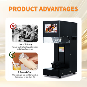 High Quality Automatic Lifting PET Bottle <strong>Can</strong> <strong>Sealing</strong> <strong>Machine</strong> Easy Open Packaging for Food Beverage Gear Core Easy Operation - Product Image 4