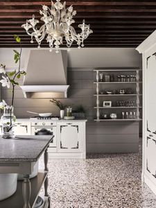 Mueble de Cocina Moderno y Minimalista con Estructura de Madera Contrachapada y Melamina, Resistente al Agua, con Detalles en Granito y Mármol - Product Image 6