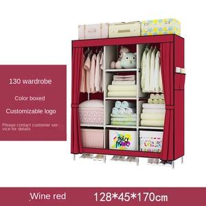 Singolo semplice metallo combinazione di assemblaggio di tubi in acciaio armadio porta vestiti <span class=keywords><strong>camera</strong></span> <span class=keywords><strong>da</strong></span> letto <span class=keywords><strong>appendiabiti</strong></span> <span class=keywords><strong>appendiabiti</strong></span> incluso - Product Image 6