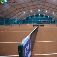 Couvertures de terrain de pickleball personnalisées de haute qualité, toit de stade, couverture extérieure pour terrain de pickleball, tente de réception pour les sports