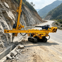 Foreuse sur chenilles avec une vitesse de 3 km/h pour des changements de site rapides