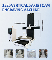 Machine de gravure CNC à portique 5 axes pour sculptures en mousse EPS, moules de planches de surf en plastique, moules de yachts et colonnes