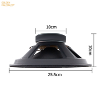 Haut-parleur audio professionnel 10 pouces haut-parleur subwoofer HIFI 150W RMS 8ohms gamme complète