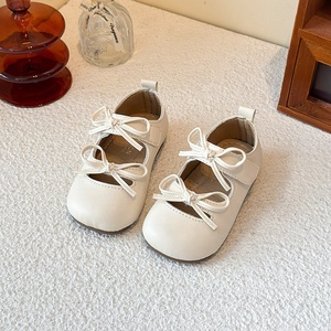 Scarpe da Ballo in Pelle Argento per Bambine, Suola Morbida per Uso Quotidiano e Spettacoli - Product Image 4