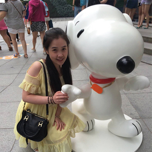 Poupée créative cadeau résine Snoopy sculpture décoration de la maison Snoopy statue - Product Image 6
