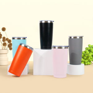 Wholesale Insulated White Travel Coffee <b>Cup</b> with Black Lid - Keep Your <b>Reusable</b> Vacuum Insulated Sport Good Water Bottles - Product Image 2