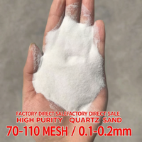 Arena de Cuarzo de Grado Industrial Blanco Puro, Malla 16-26 40-70, 99.99% de Pureza, para la Fabricación de Vidrio Químico