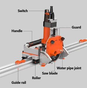 Machine de découpe et de chanfreinage électrique pour dalles de grand format en grès cérame, pierre frittée, Dekton, Neolish - Product Image 6