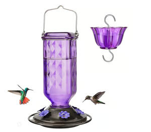 Mangeoire à colibris en plastique durable et écologique de conception solide avec douve de fourmi et caractéristiques étanches pour une utilisation hivernale en plein air - Product Image 6