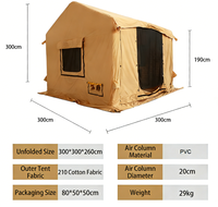 Tente de camping en plein air dans le désert, tente en toile de camping en plein air, vente en gros de tentes gonflables de luxe à Dubaï