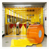 Moustiquaire de porte transparente en PVC souple, installation facile et magique, anti-insectes, découpe sur mesure disponible