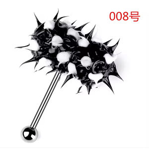 ZESEN Großhandel Body Piercing Schmuck-Vibrierender Zungen ring mit zwei Batterien - Product Image 2