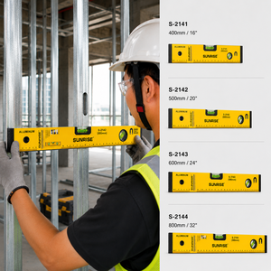 Niveau laser professionnel auto-nivelant SUNRISE 360° à faisceau jaune, 12 lignes croisées, outil de mesure haute précision pour la construction - Product Image 2