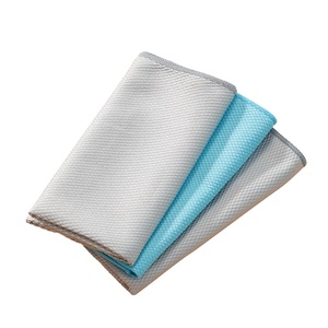Panno in microfibra quadrato a squame di pesce, ad alto assorbimento, per la <span class=keywords><strong>pulizia</strong></span> del bagno e della casa - Product Image 1