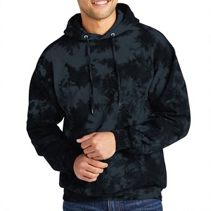 Premium Quality Custom <b>Tie</b> Dye Pullover Hoodie Winter Season 3D Pattern Polyester/Cotton Fleece Material for <b>Men</b> - Product Image 1