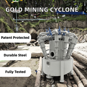 Goldbergbau-Zyklon mit Druckzufuhr Erzabscheidungs-Kernkomponenten Einschließlich Motor Getriebe Lager SPS - Product Image 2