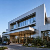 Panneau composite en aluminium massif coloré, panneau de façade pour immeuble de bureaux moderne, signalétique de magasin et décoration de plafond résidentiel