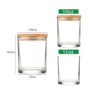 थोक 10 औंस 12 औंस अनुकूलित मोमबत्ती जहाजों के लिए लकड़ी के ढक्कन के कप के साथ मोमबत्ती के लिए लकड़ी के ढक्कन के कप के साथ - Product Image 2