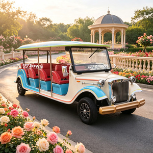 Voiture électrique rétro vintage classique 4 roues, couleur personnalisée, toit ouvert, véhicule de tourisme de luxe, neuf, garantie 2 ans - Product Image 1
