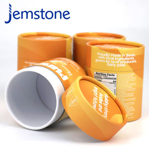 Caja de Embalaje de Cartón Kraft en Forma de Cilindro para Té Suelto, Reciclable, de Grado Alimenticio, con Diseño Personalizado, Envase de Tubo de Papel para Proteína en Polvo - Product Image 5